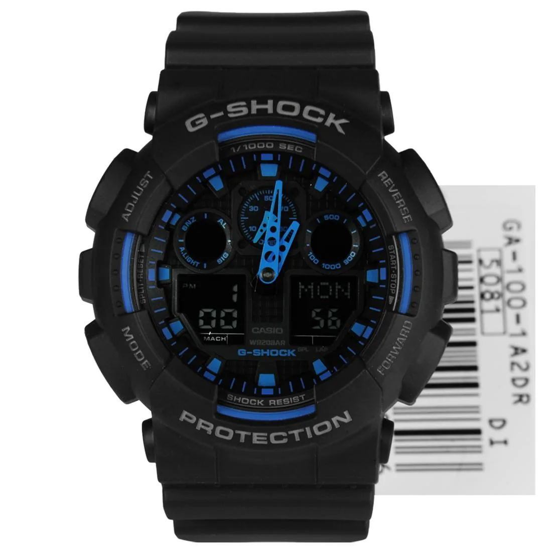 CASIO CASIO G-Shock GA-100-1A2DR analog digital watch — product photo