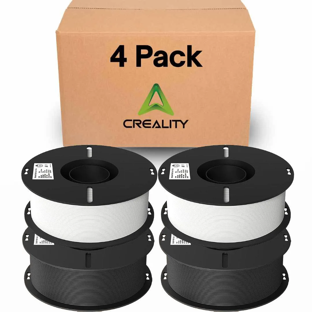 Creality Creality Ender PLA Filament 1.75mm 4 Roll Bundle 2 Black 2 White — product photo