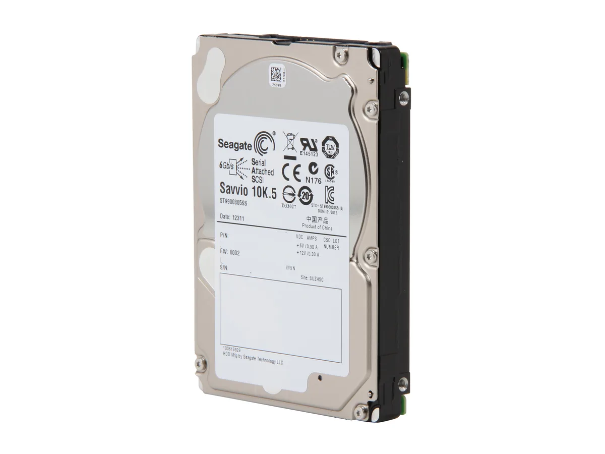 Seagate Seagate Savvio 10K.5 ST9900805SS 900GB 10000 RPM 64MB SAS 6Gb/s 2.5" laptop hard drive — product photo