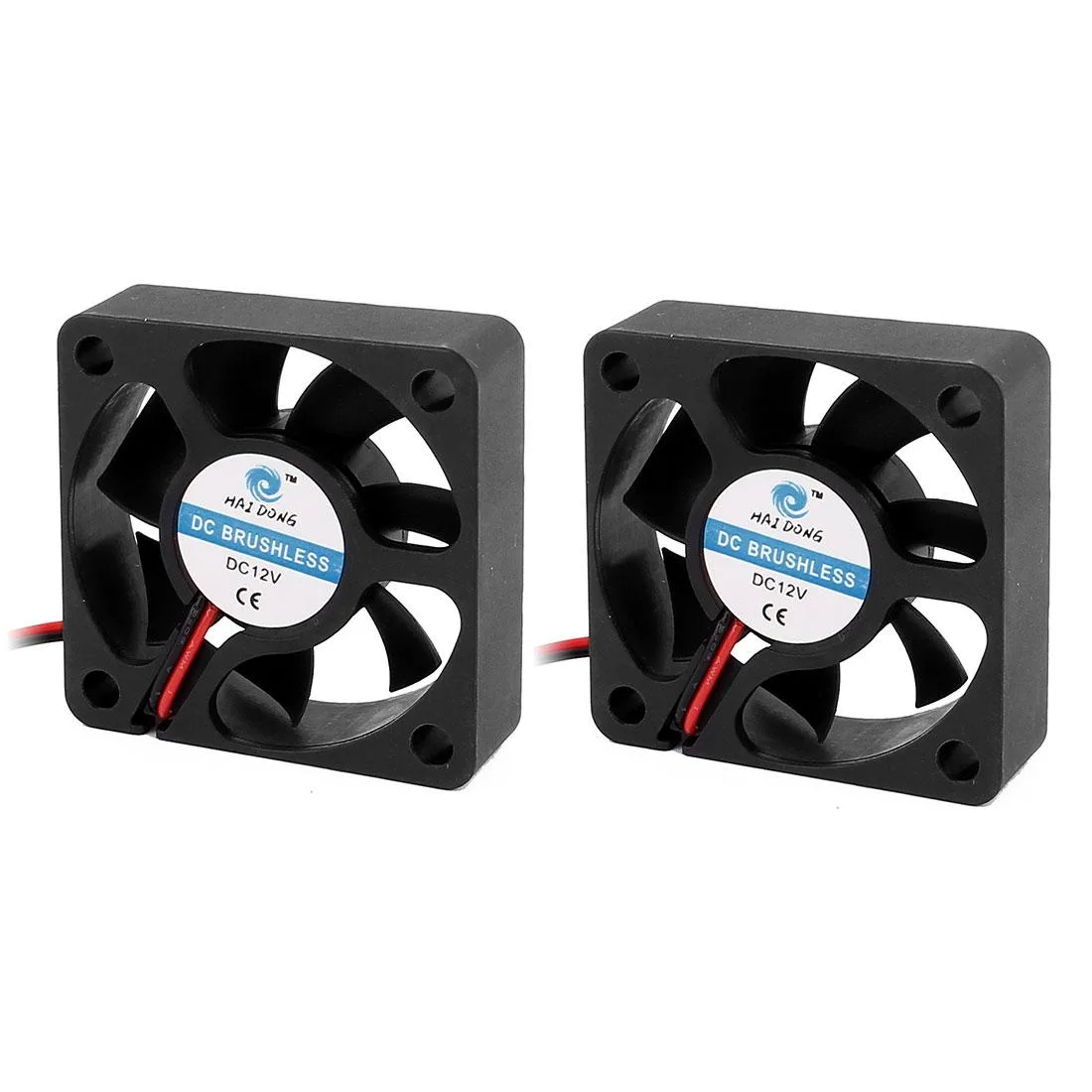 Unique-Bargains Unique-Bargains 2-Pack 50mm 12V 4500 RPM 10.9 CMF 29 dBA Case Fan — product photo