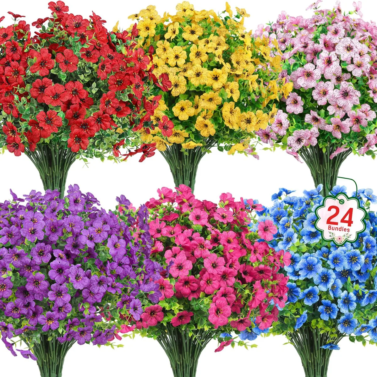 Ouddy Decor HD-305-A floral arrangement 24 pcs 13.8 in — product photo