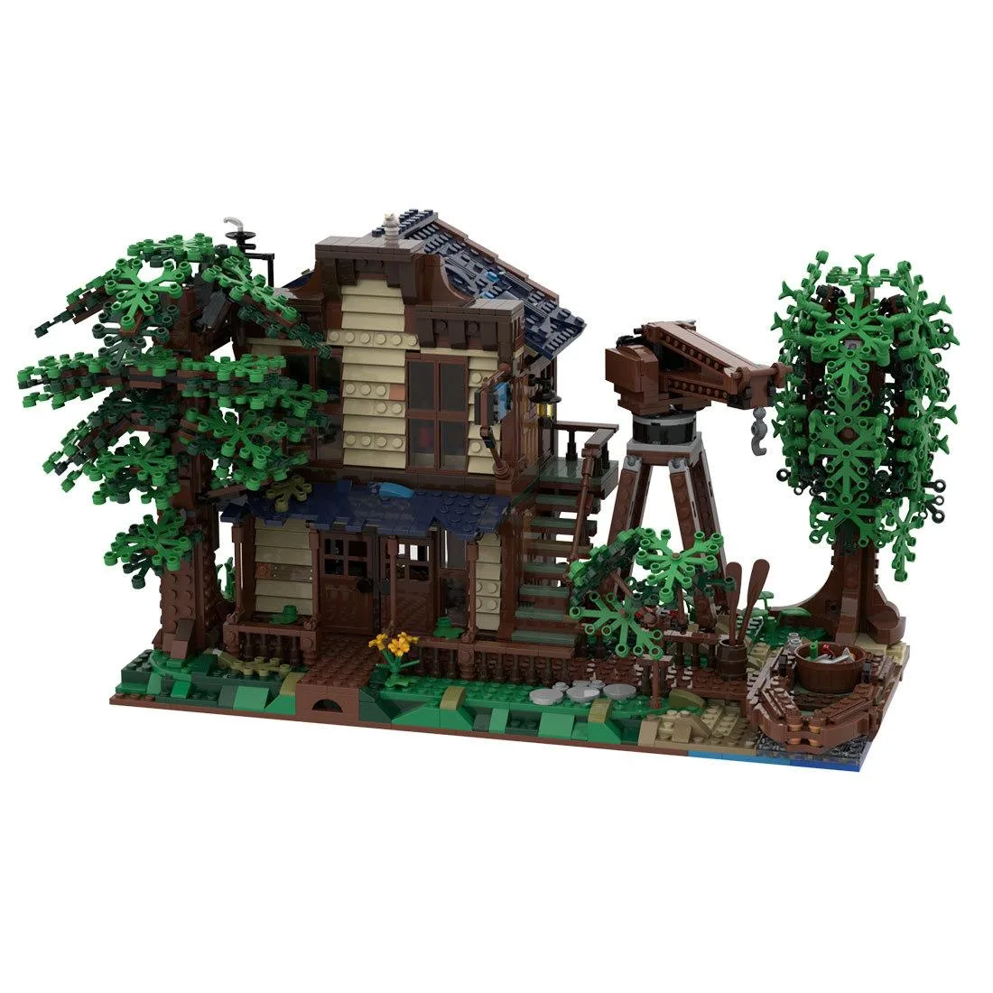 ZITIANYOUBUILD ZITIANYOUBUILD Medieval Forest Trading Post Building Blocks 2162PCS MOC-223742 — product photo