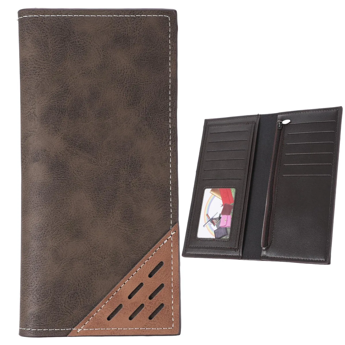 Styquenzer 4994lhux7695 Wallet Brown 17.4 x 7.4 in 75g — product photo