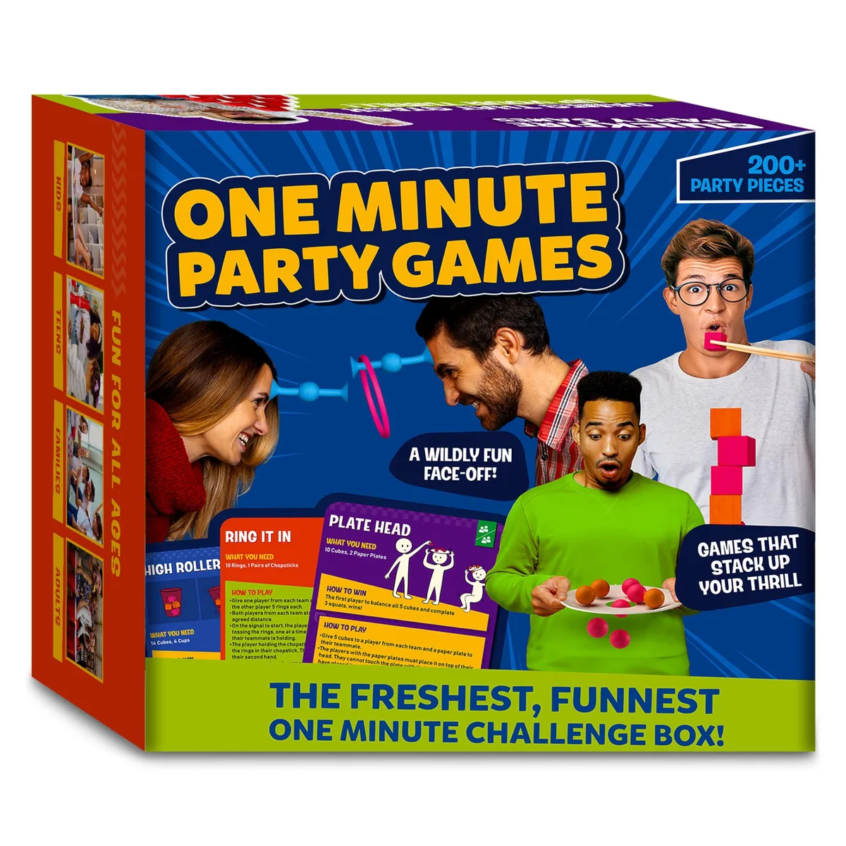  Worry Free Gadgets Quickfire Party Games 200+ Pieces — product photo