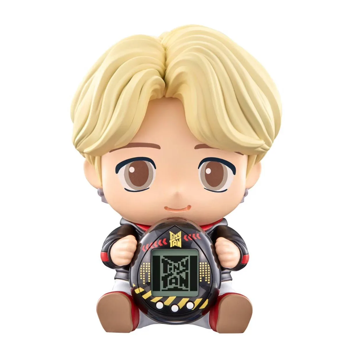 Bandai Bandai BTS TinyTAN Jimin Hugmy Figure with Tamagotchi Nano Black action figure — product photo
