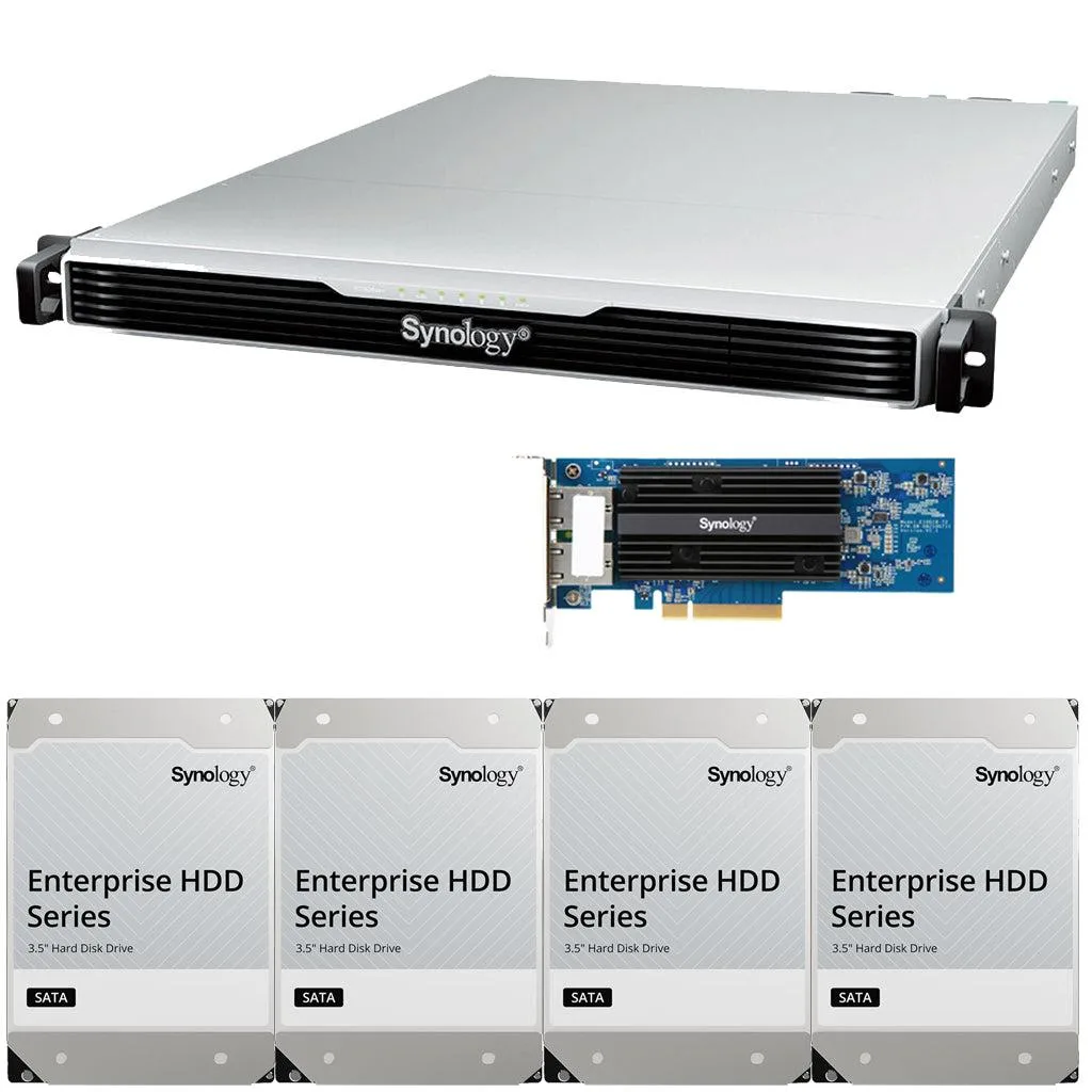 Synology Inc. Synology RS1626xs+ Xeon D-1726 16GB 48TB 25GbE rackmount NAS — product photo