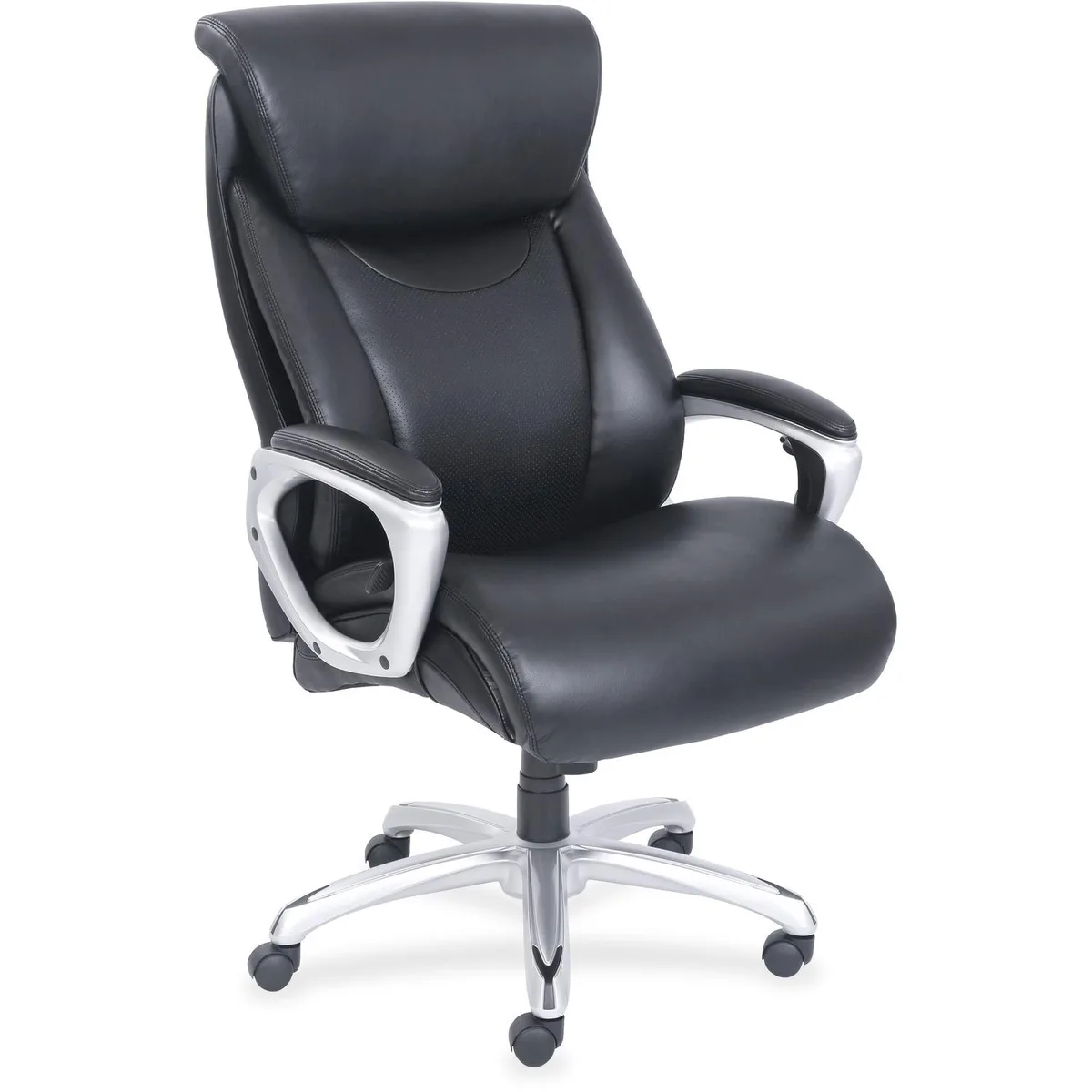 Lorell Lorell Big &amp; Tall Chair 48845 Black 400 lb office furniture — product photo