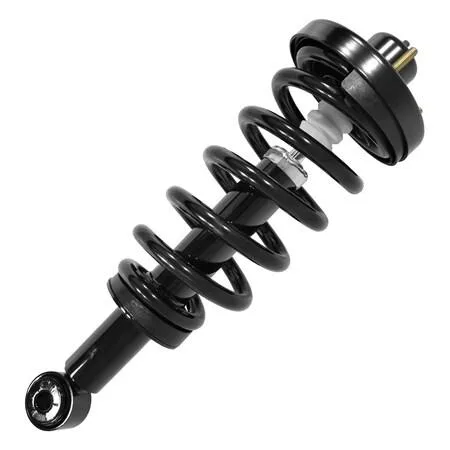 Unity 15410 rear complete strut assembly, silver metal coil spring and housing