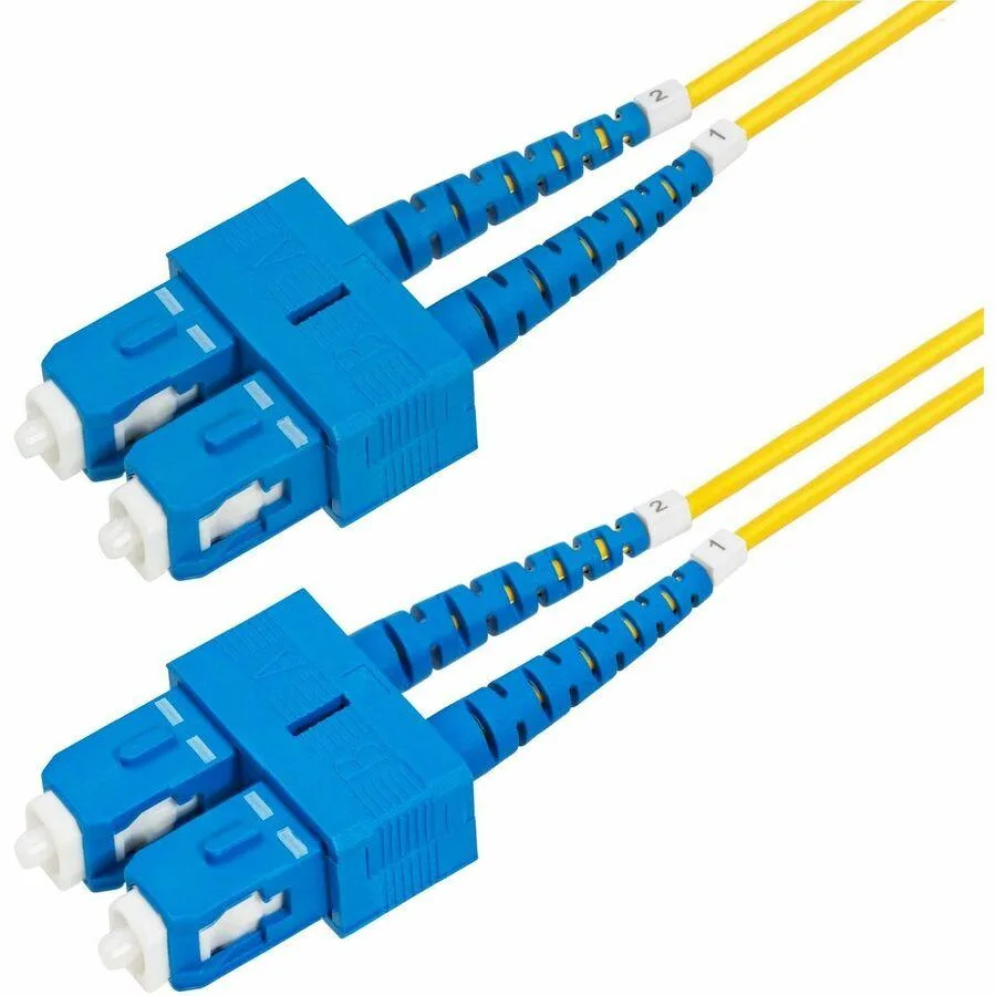 STARTECH STARTECH SMDOS2SCSC5M 5m SC-SC OS2 Duplex Fibre Optic Cable 9/125 40G/100G LSZH — product photo