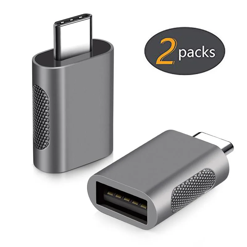 HANNORD HANNORD USB C to USB Adapter Pack of 2 Space Grey — product photo