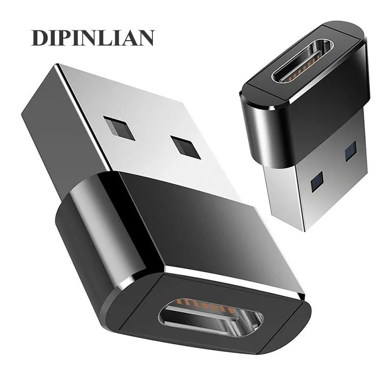 Hetai Tech Hetai Tech 2PCS USB-C Female to USB-A Male OTG Adapter 3.0 56K — product photo