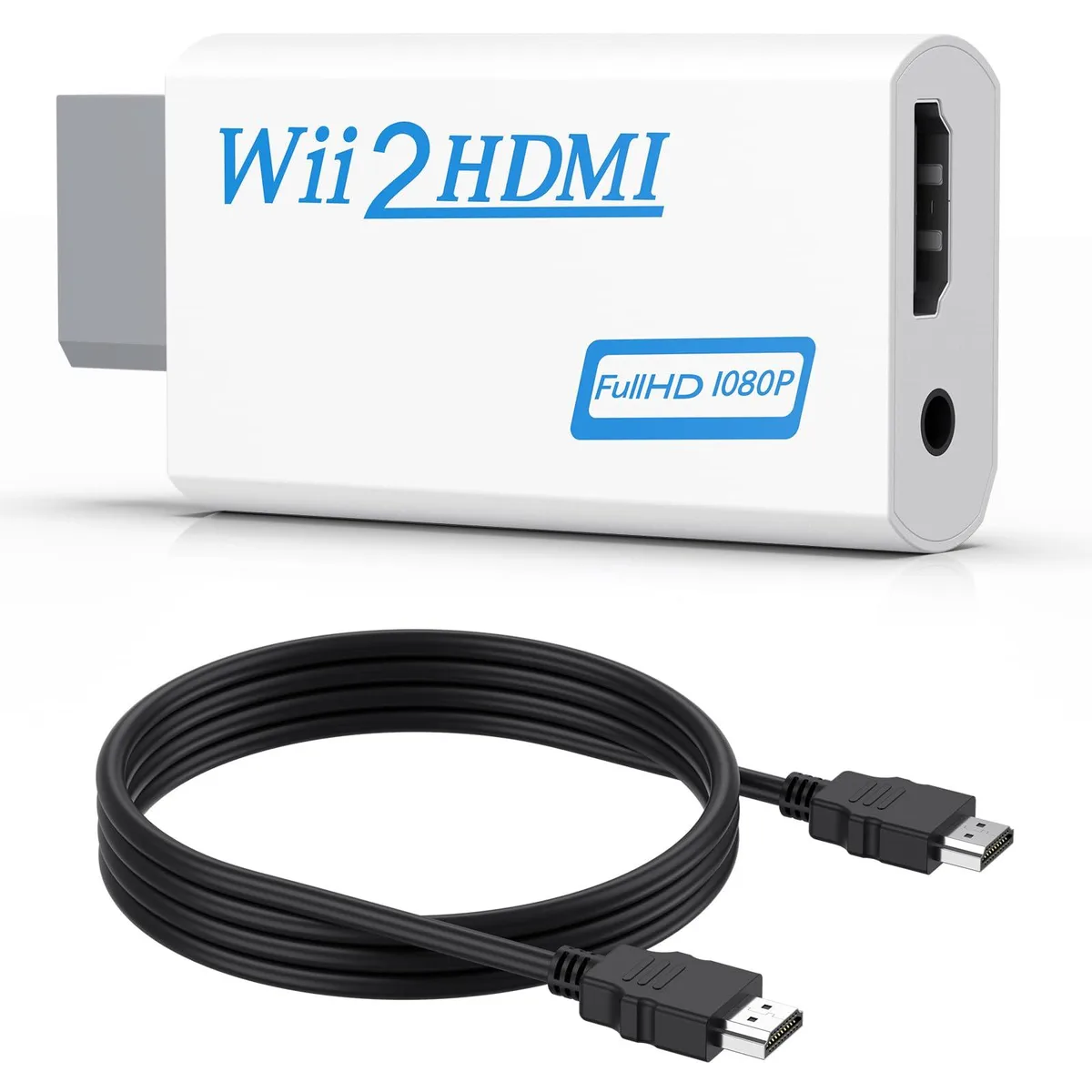  Meliya Wii to HDMI Converter 1080p with 5ft Cable &amp; 3.5mm Audio Jack — product photo
