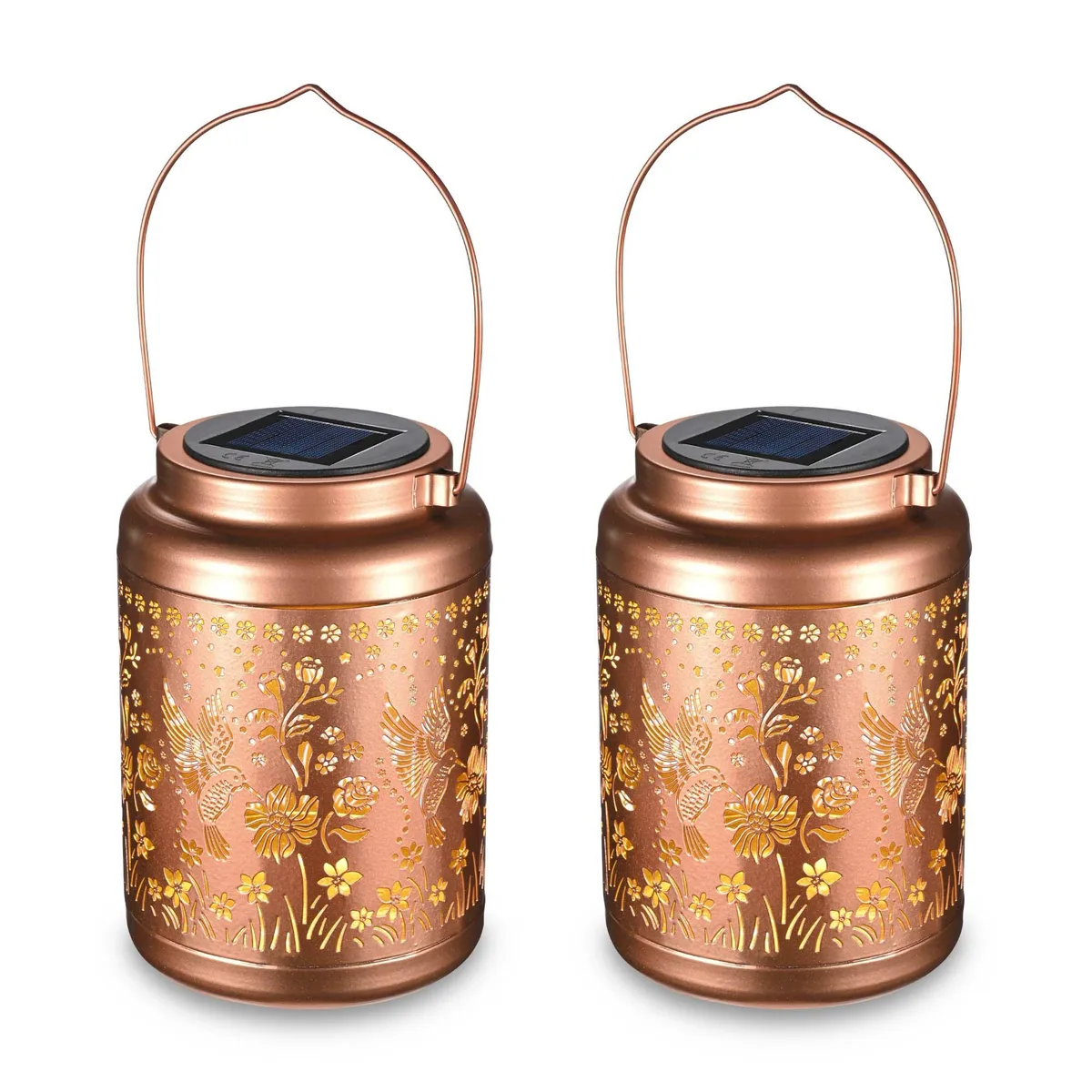 Yescom USA, Inc. Yescom USA, Inc. 07ODL001-D13B-25-2 Solar Lantern 2Pack — product photo