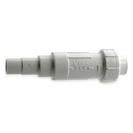 White PVC Schedule 40 repair coupling, 3 inch solvent ends