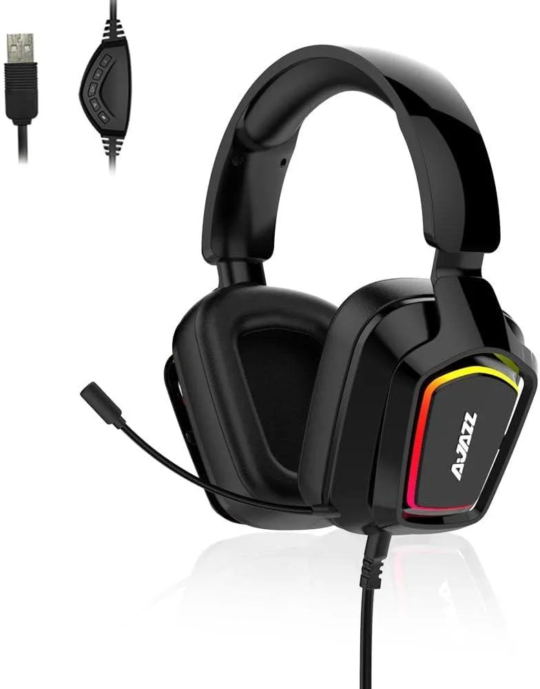BFKK BFKK AX368 Wired Gaming Headset 7.1 50mm 82in Black — product photo