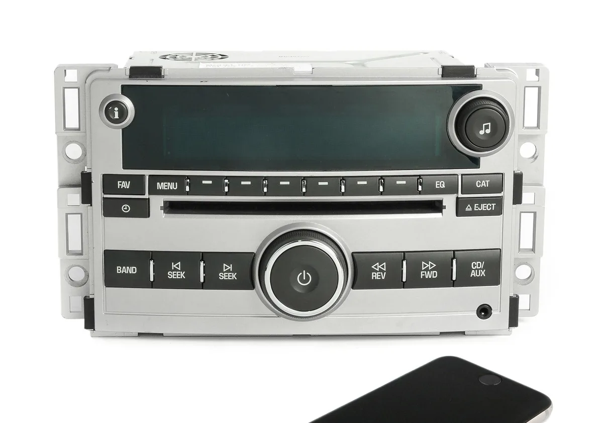 1 Factory Radio 1 Factory Radio 15284732 receiver Chevrolet Cobalt Pontiac G5 2007 2008 AM FM CD Aux Bluetooth — product photo