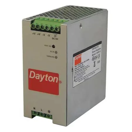 Dayton Dayton 33NT13 DC Power Supply 24V 240W 10A DIN Rail — product photo