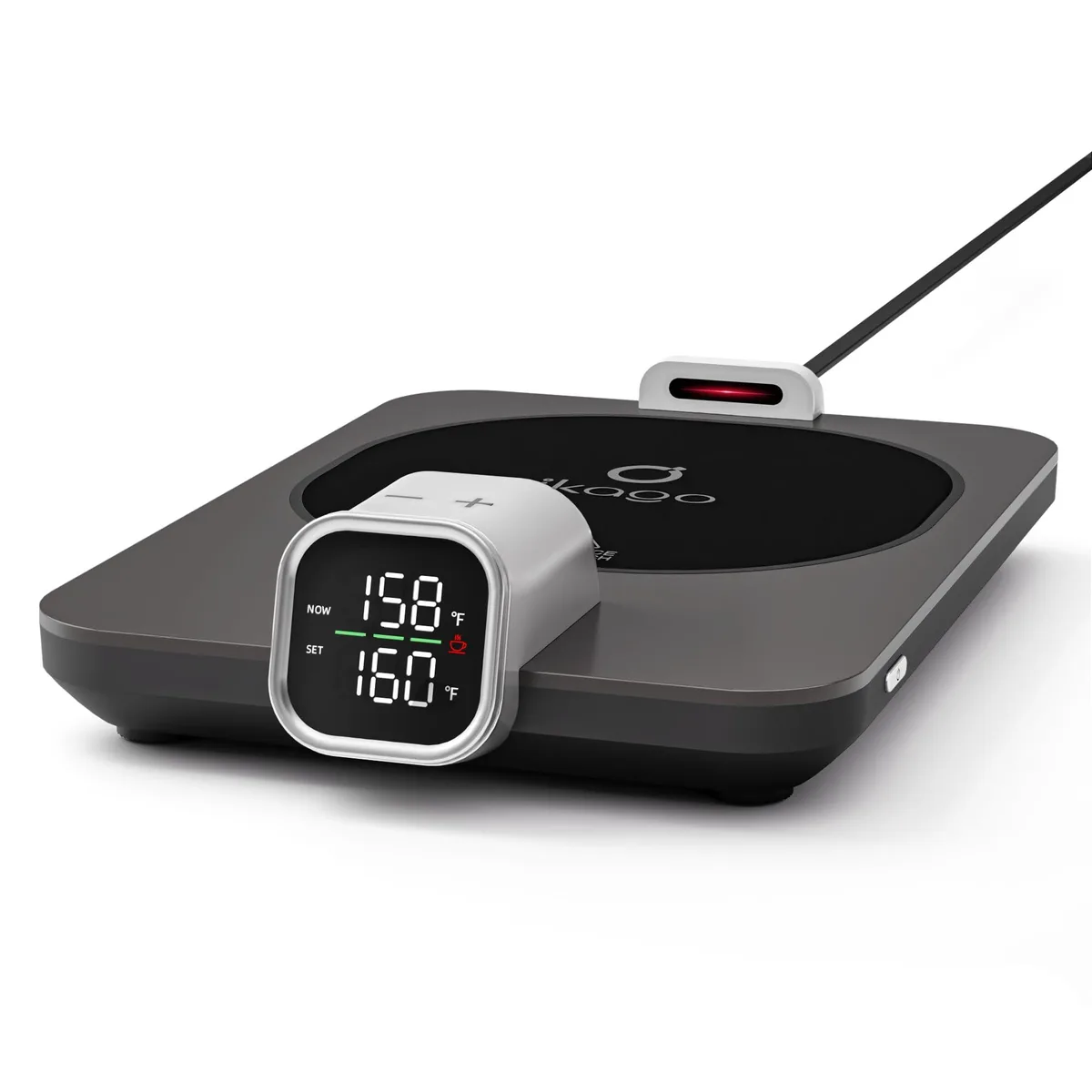 Xpersoul Smart Coffee Mug Warmer with Real-Time Temperature Display — product photo