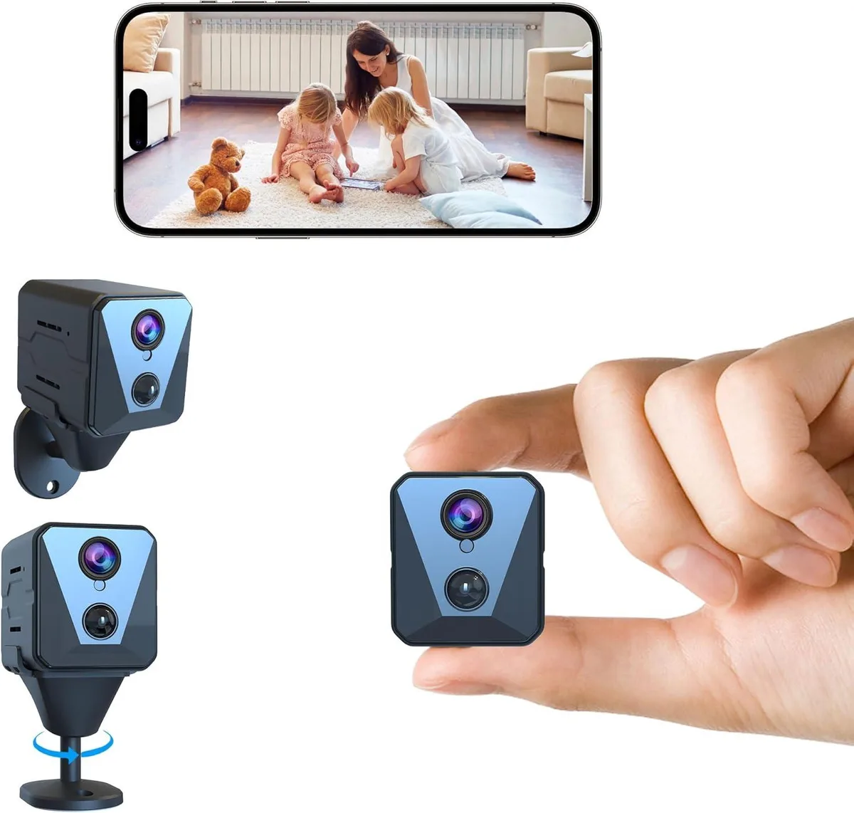 BFKK BFKK 4K Mini Webcam 110° 2600mAh 100 Days Night Vision WiFi — product photo