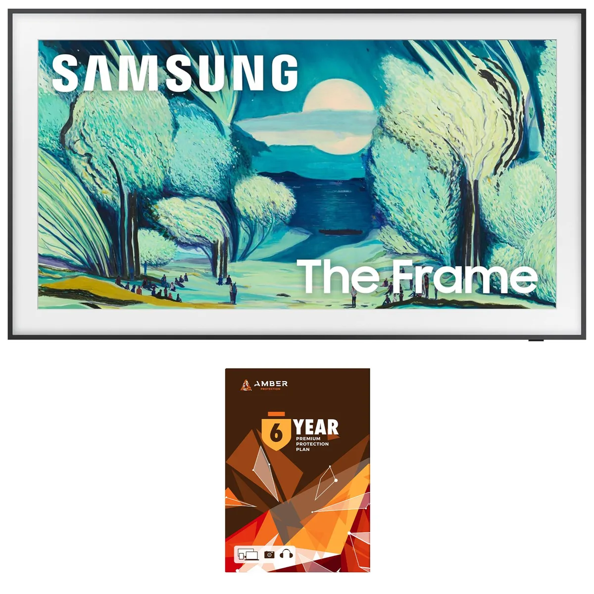 SAMSUNG SAMSUNG QN65LS03FADXZA 65" QLED 4K 144Hz The Frame TV 6 Year Amber Protection Plan — product photo