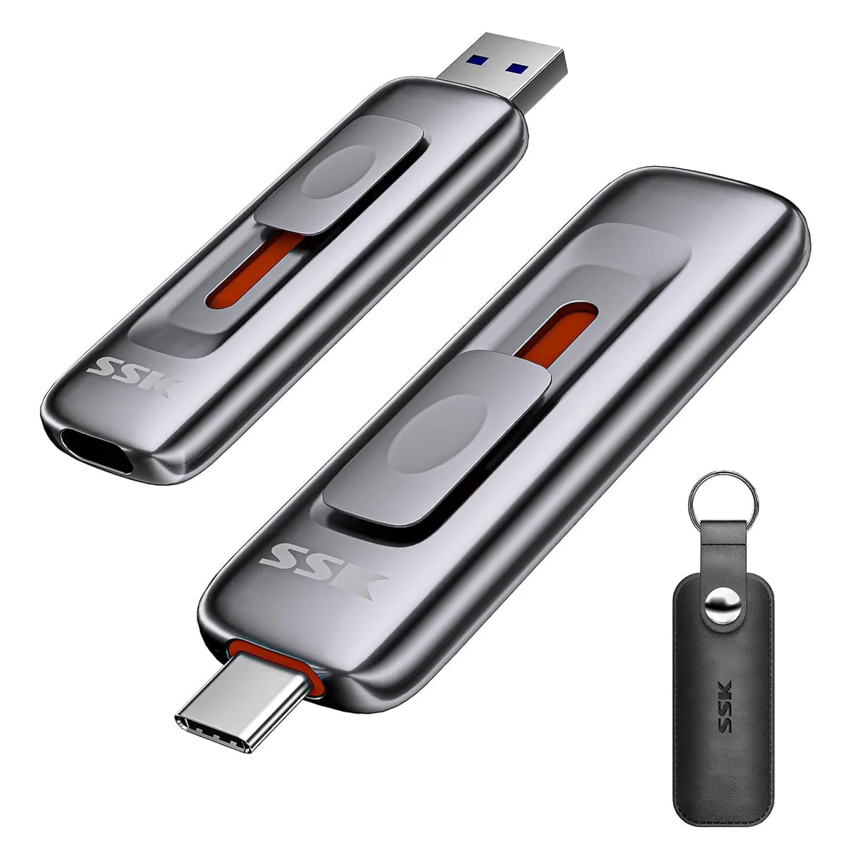 LORDWORLD LORDWORLD 2TB USB SSD 1000MB/s Dual Head Zinc Alloy — product photo
