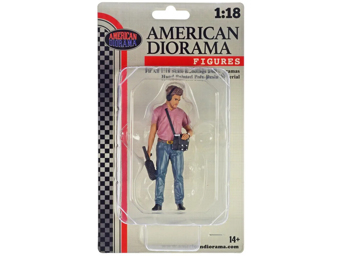 American Diorama American Diorama "On-Air" Figure 4 1/18 Scale Hobby Collectible — product photo