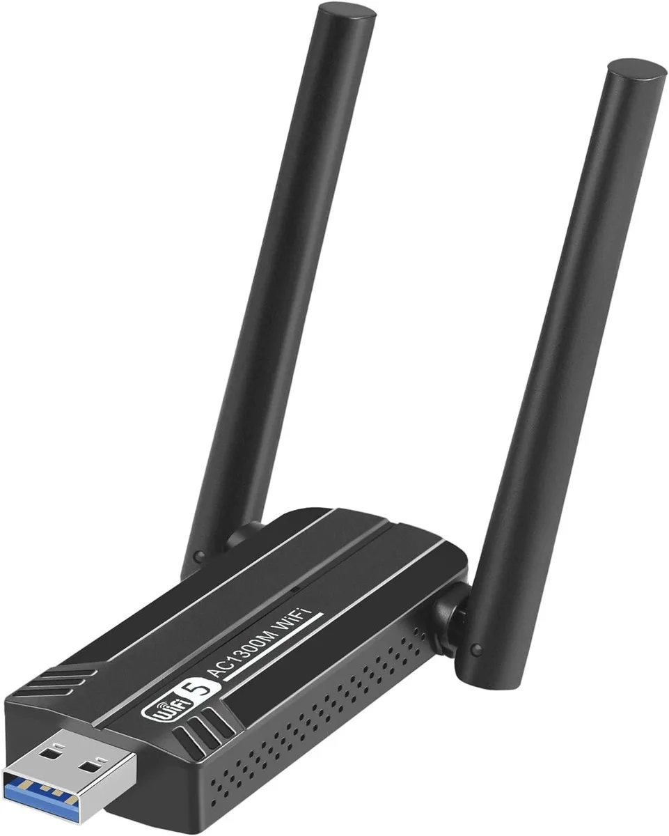 KINGARD KINGARD 1300Mbps Dual 5dBi Antennas USB 3.0 Wi-Fi Adapter — product photo