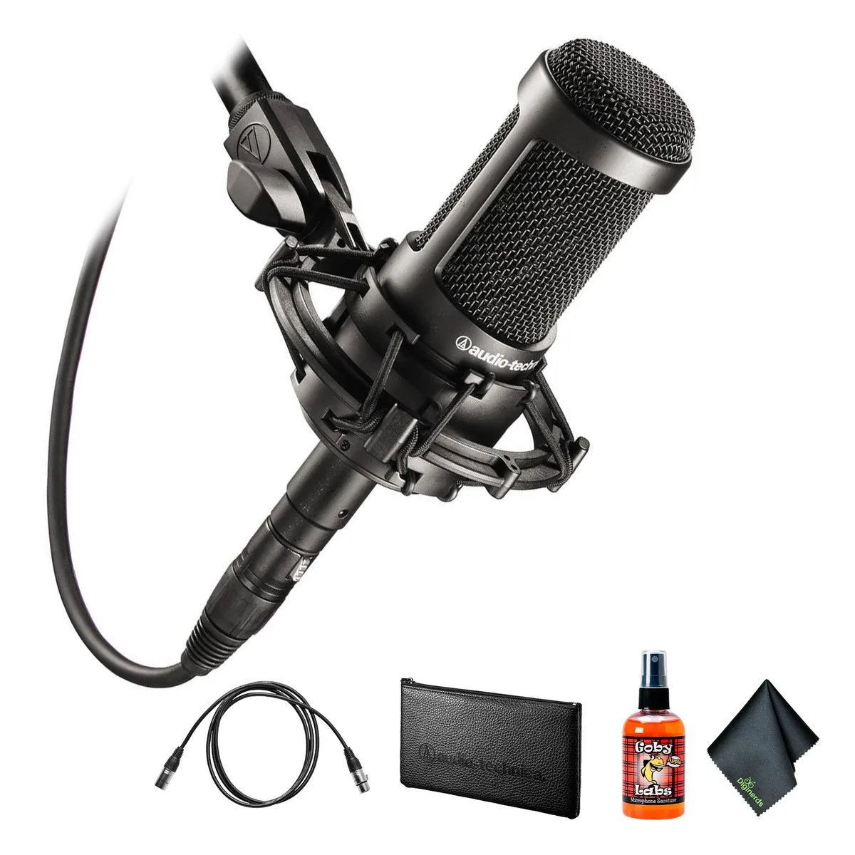 Audio-Technica Audio-Technica AT2035 Cardioid Condenser Microphone with 10 Ft XLR Cable — product photo