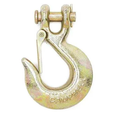 Campbell 5/16 inch clevis slip hook with latch Grade 70 carbon steel