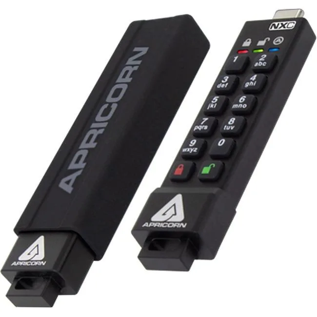 Apricorn Mass Storage Apricorn Mass Storage ASK3-NXC-4GB 4GB USB 3.2 Type C flash drive — product photo