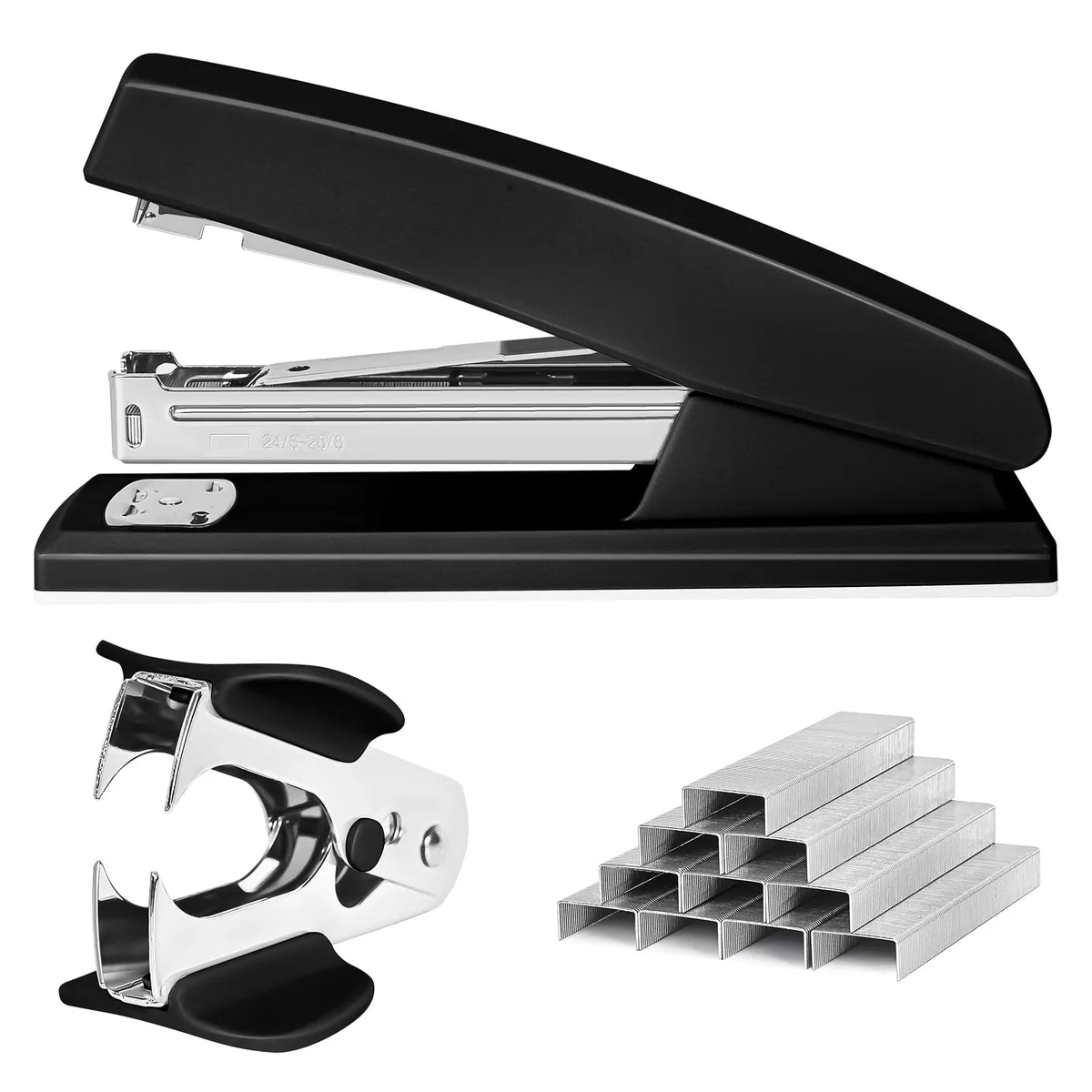 Muxdilu S1 Stapler 25 Sheet Capacity 1000 Staples Black — product photo