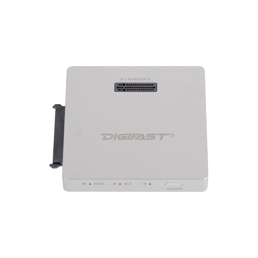 Digifast Digifast DX3 M.2 SATA / 2.5" SATA SSD Docking Base Silver — product photo