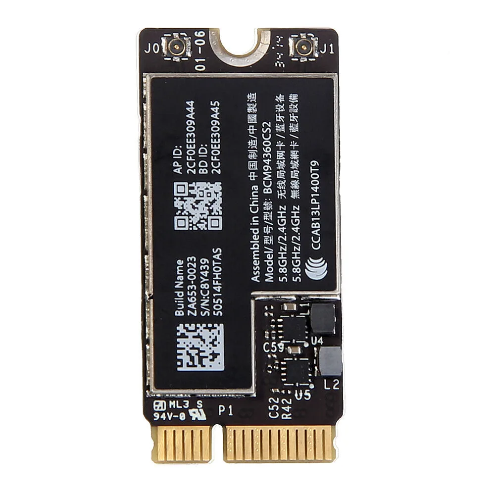 Tonstep Tonstep BCM94360CS2Support Wi-Fi adapter 802.11ac Bluetooth 4.0 for MacBook Air A1465 A1466 — product photo