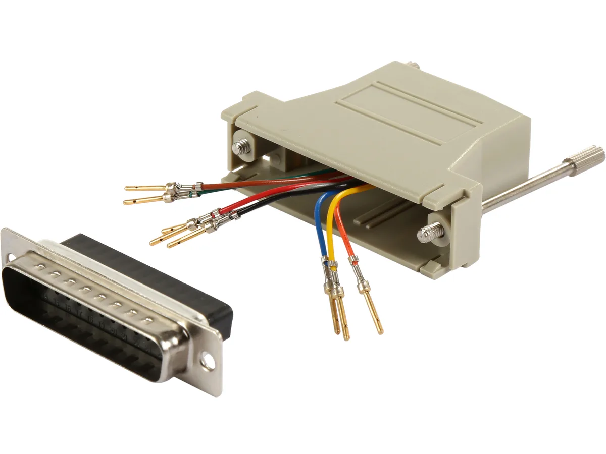Cables To Go Cables To Go 02934 RJ45 to DB25 Male Modular Adapter Grey — product photo