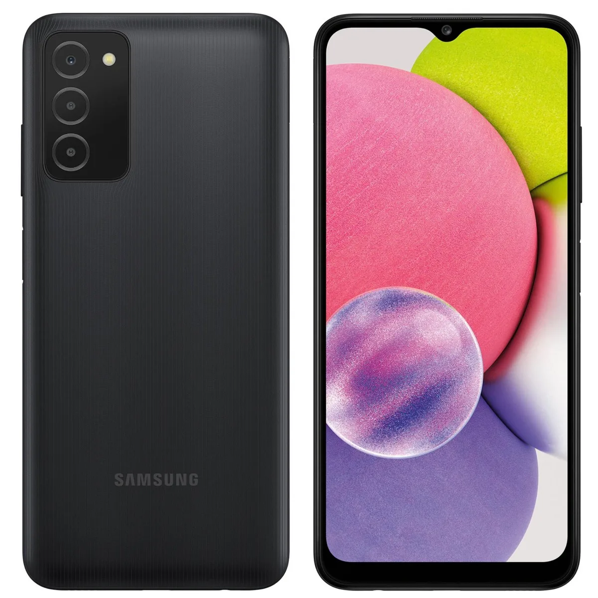 SAMSUNG SAMSUNG Galaxy A03s 32GB Verizon Unlocked Black cell phones - unlocked — product photo