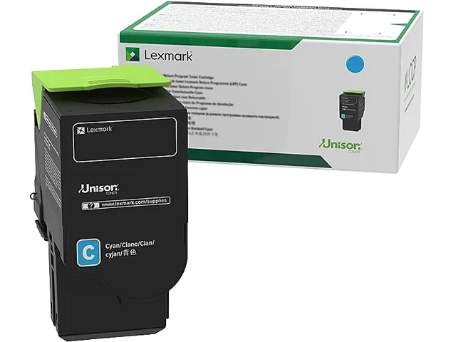 Lexmark Lexmark 78C1XC0 Cyan Toner Cartridge 5000 Pages — product photo