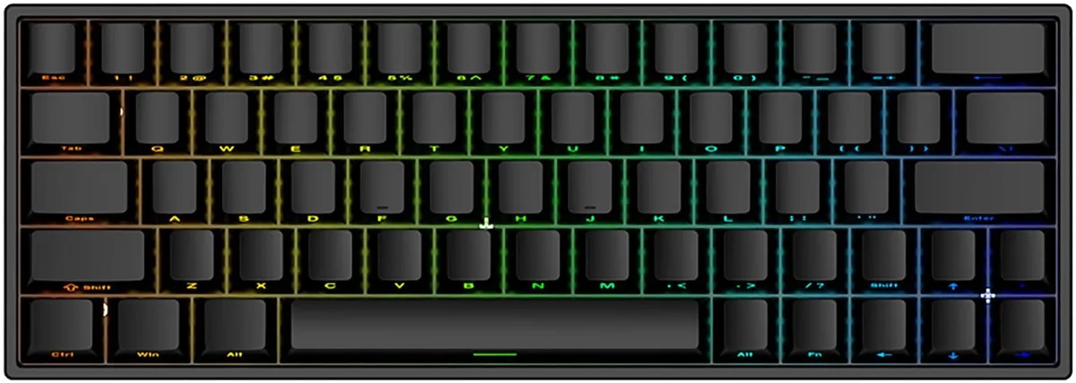 Vszerda Vszerda Irock ND63 PRO Rapid Trigger Magnetic Switch Gaming Keyboard 63 Keys Wired USB-C Black — product photo