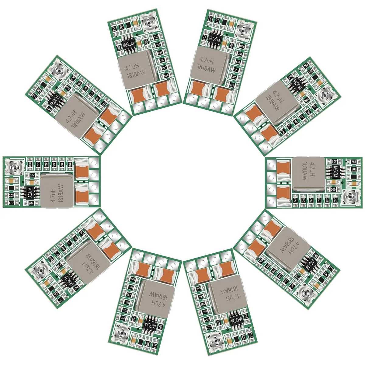 KEHIPI KEHIPI DC 4.5-24V to 0.8-17V Buck Converter 3A 10pcs — product photo