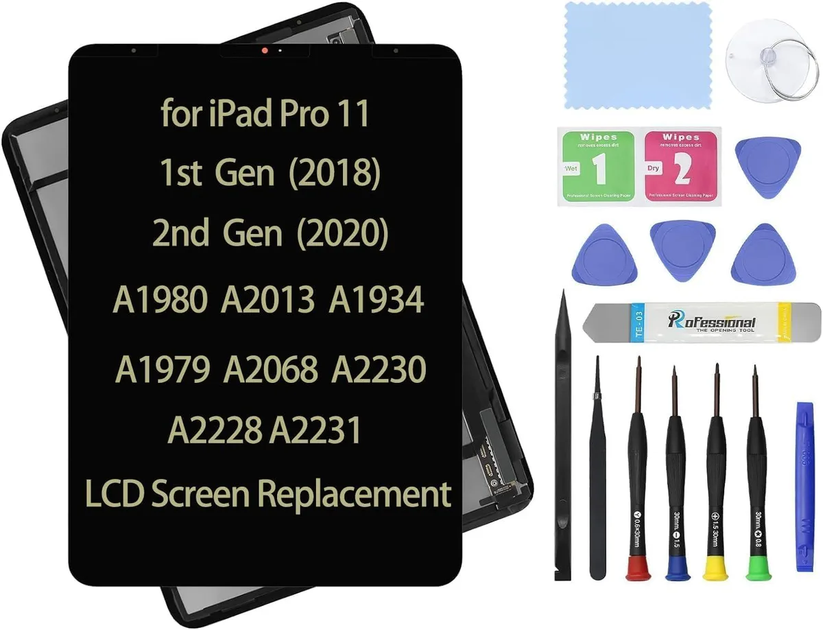 NUOLAISUN NUOLAISUN 11" LCD Screen Replacement for iPad Pro 11 2018 2020 A1980 A2013 A1934 A1979 A2068 A2228 A2230 A2231 — product photo