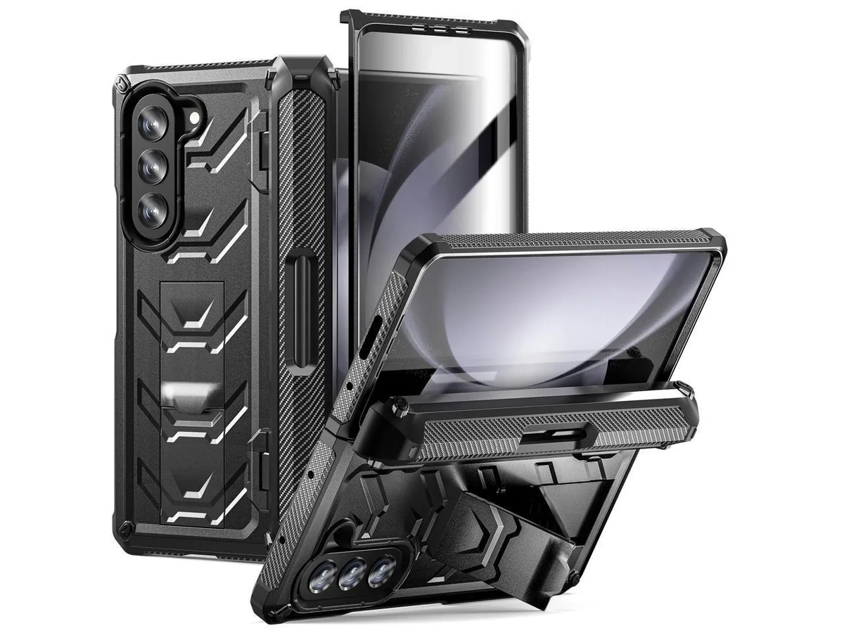 BONAEVER BONAEVER Samsung Galaxy Z Fold 5 Case with S Pen Holder Black 2023 — product photo