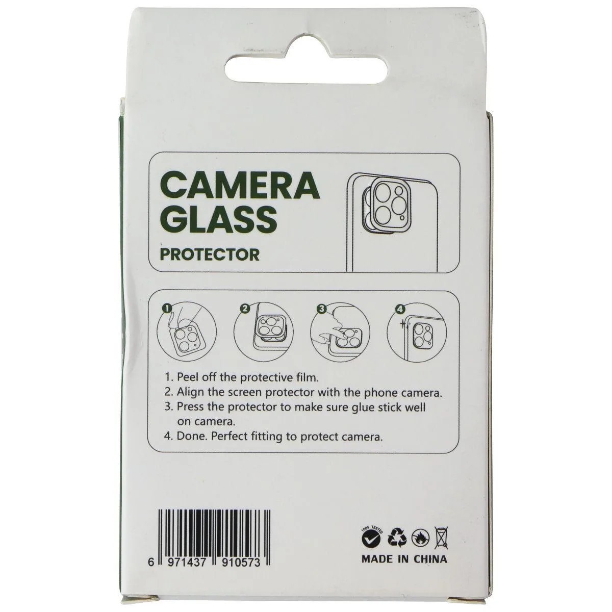 Lito Children’s Wear Lito Children’s Wear Camera Glass Protector Samsung Galaxy Note20 5G Black — product photo