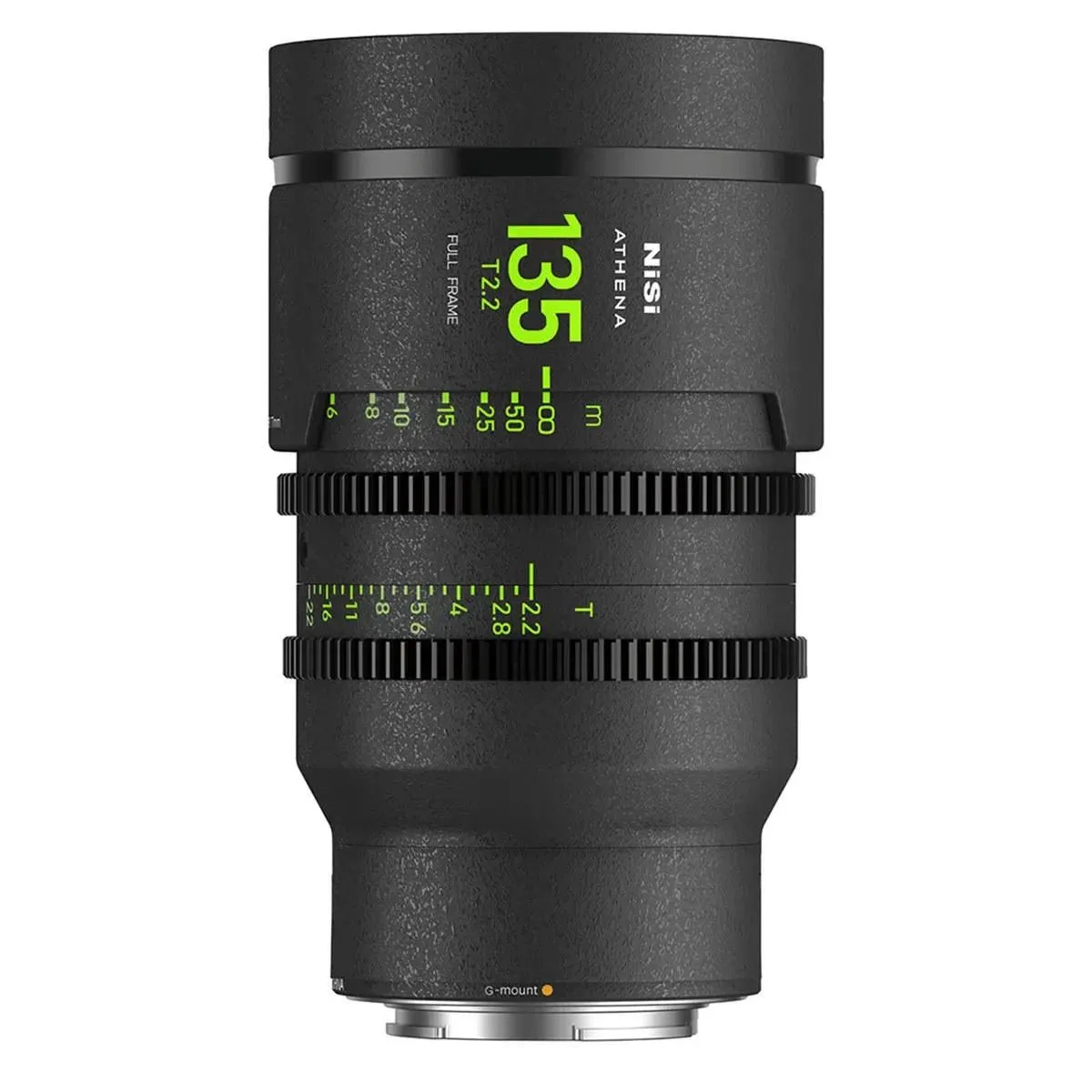 Nisi Nisi ATHENA PRIME 135mm T2.2 Cinema Lens Fujifilm G — product photo
