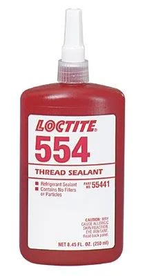 Red liquid pipe thread sealant in 8.5 fl oz bottle