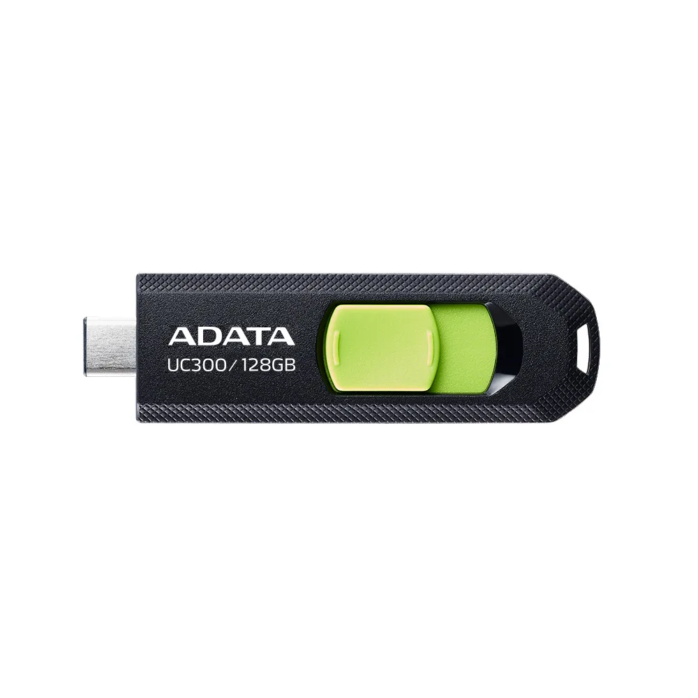 ADATA ADATA UC300 128GB USB 3.2 Gen 1 Type-C USB flash drive (ACHO-UC300-128G-RBK/GN) — product photo