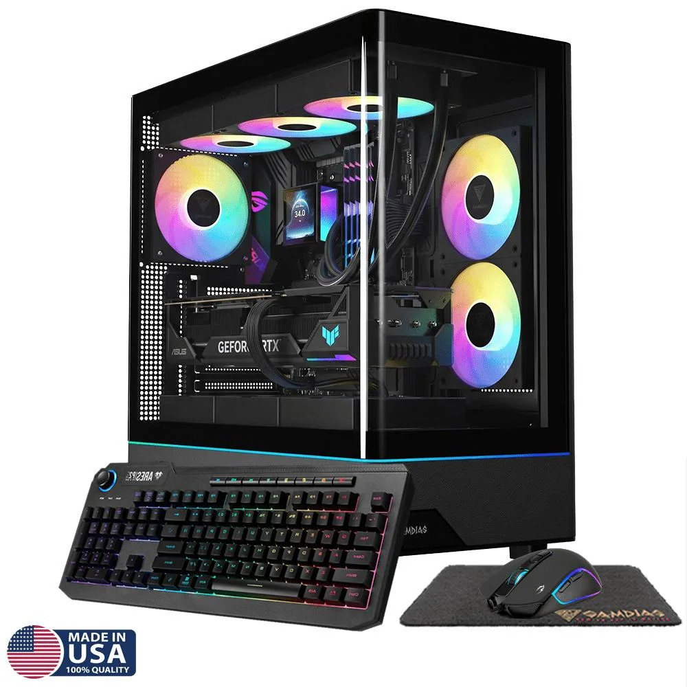 Gigatech Gaming Gigatech Gaming Omega 5 gaming PC — Ryzen 7 9700X, RTX 5070 Ti, 16GB DDR5, 1TB NVMe — product photo