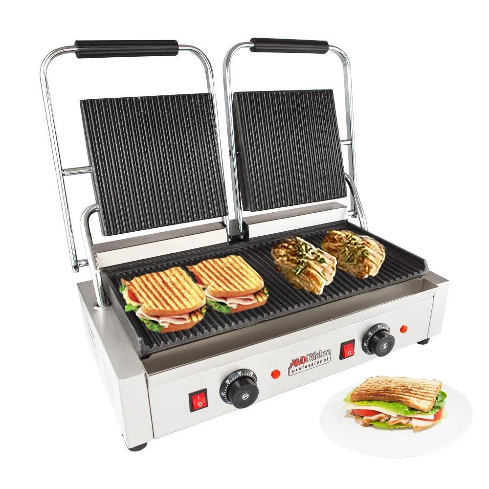 ALDKitchen ALDKitchen AP-692 Double Panini Press 110V 4.4kW — product photo