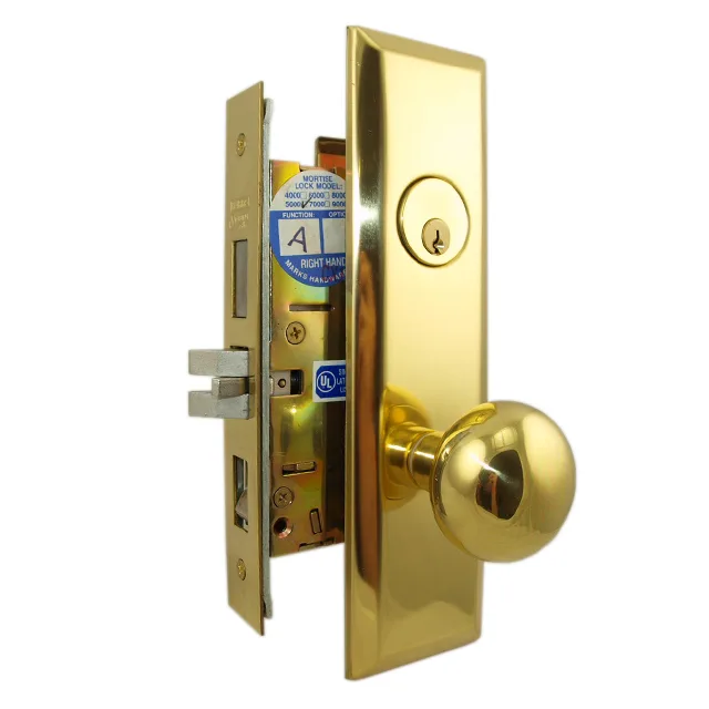 Marks USA Marks USA 5NY10A/3 Polished Brass Right Hand Entrance Mortise Door Lock — product photo