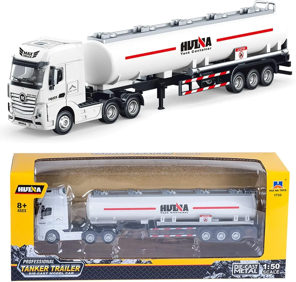 usbroway usbroway 1:50 Scale Oil Tanker Trailer RC Vehicle (Detachable) — product photo