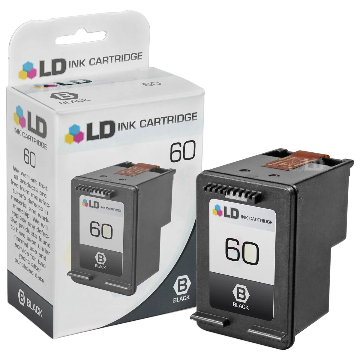 LD Products LD Products CC640WN (HP 60) Black Ink Cartridge — product photo