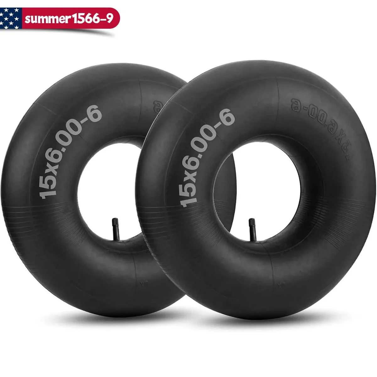 RAYBESTOS UNBRANDED RAYBESTOS UNBRANDED 15x6.00-6 Inner Tube Pair TR13 Valve — product photo